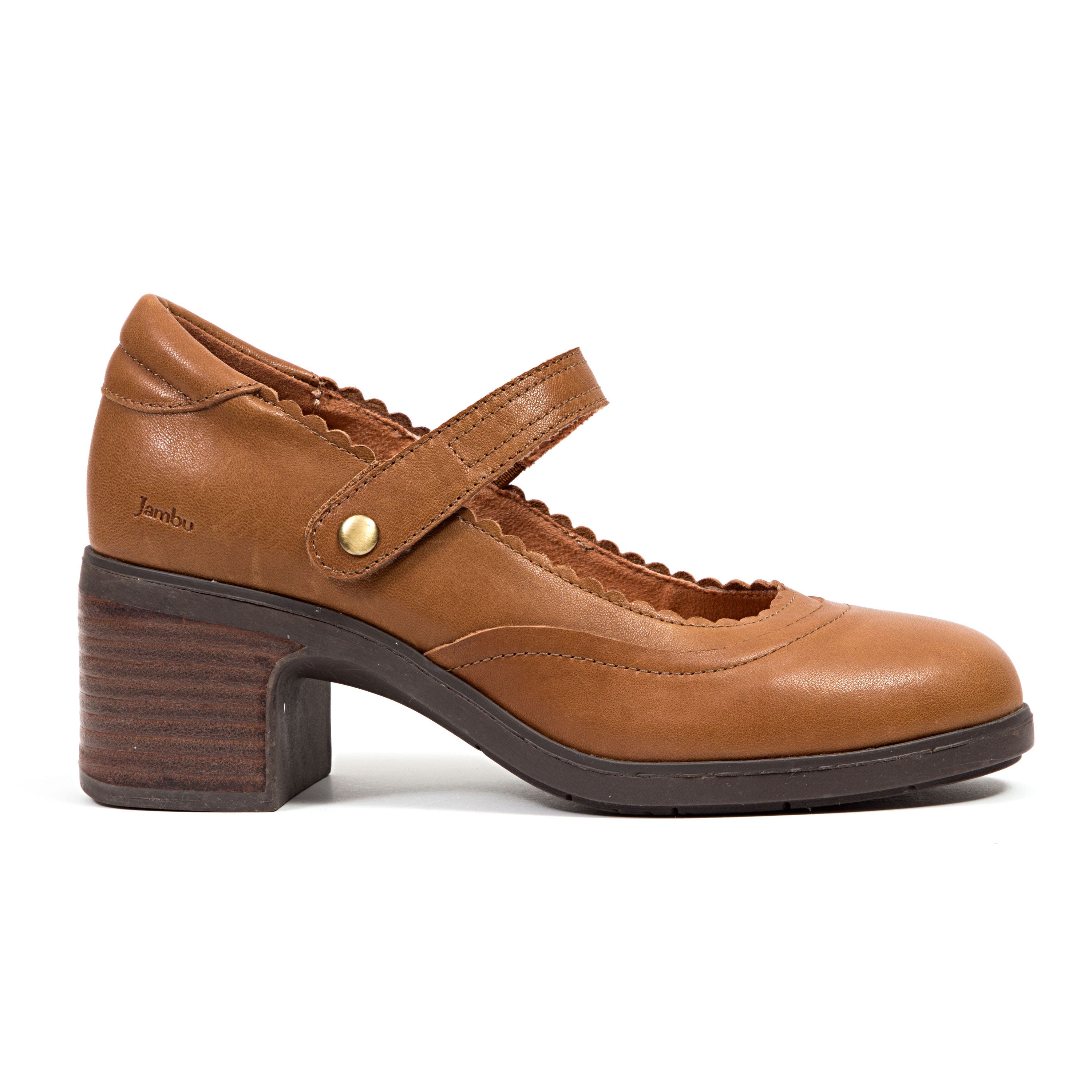 Jambu Vanessa Casual Heel Mary Jane, Alternate, color, Dark Tan