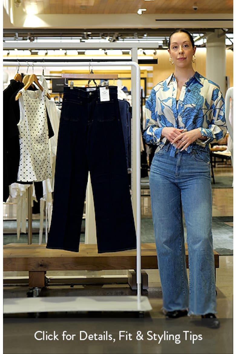The Emmy Patch Pocket High Waist Wide Leg Jeans video