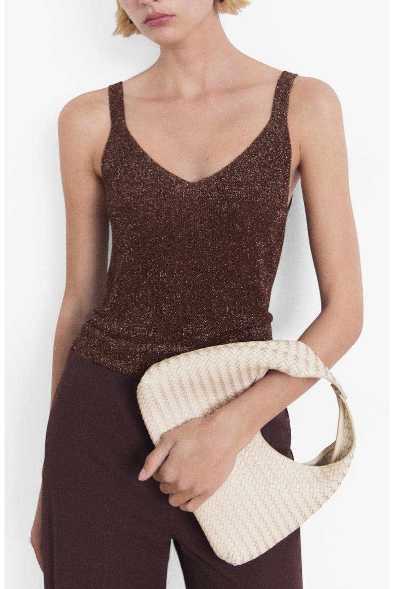 Sweater Tank, Main, color, BROWN
