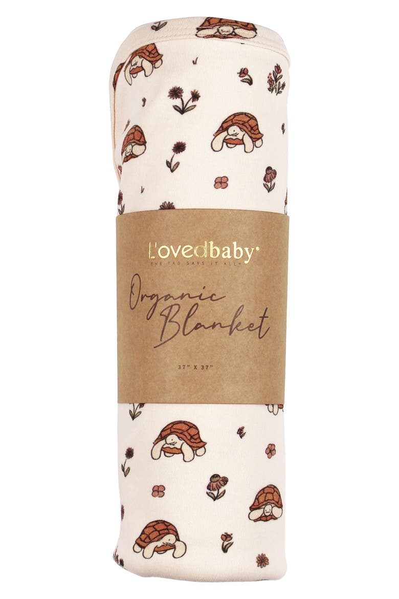 Organic Cotton Baby Blanket, Alternate, color, TINY TORTOISE