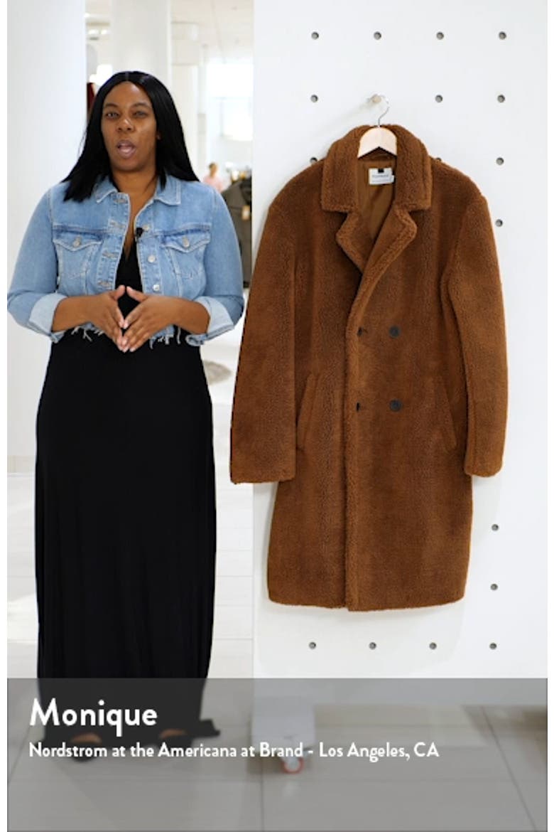 Faux Fur Long Teddy Coat video