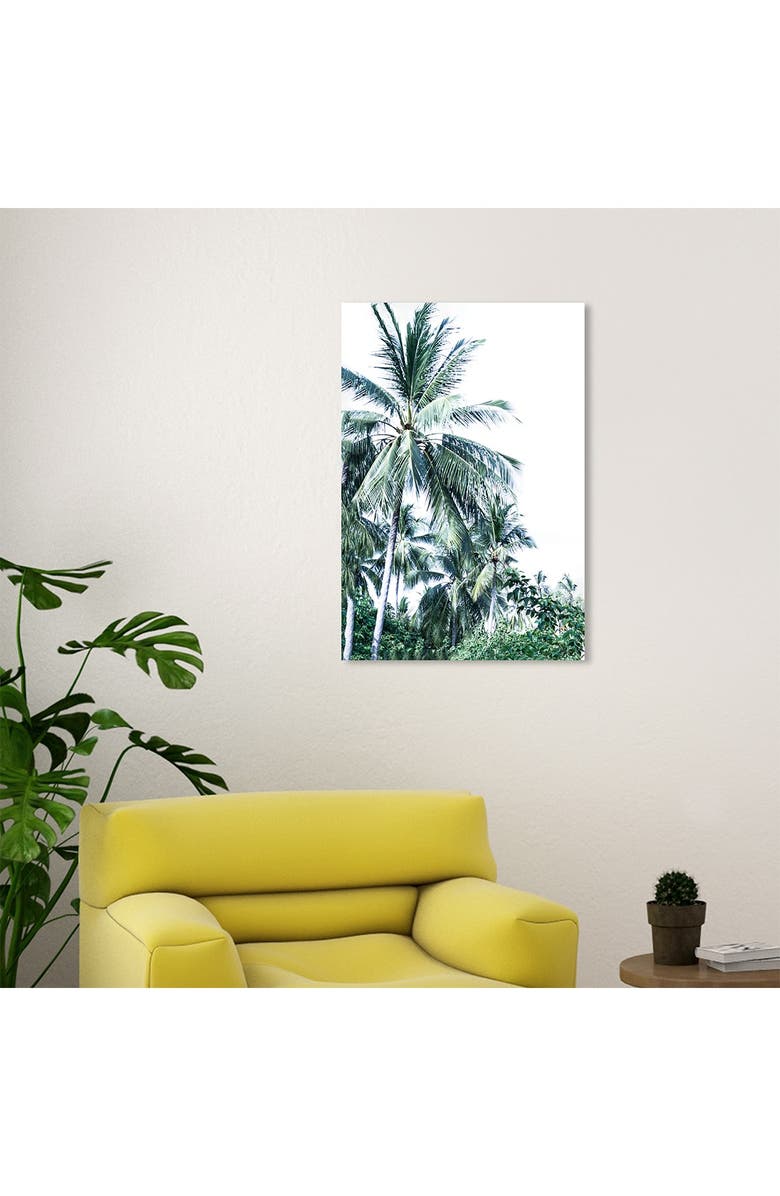 Wynwood Studio On Palm Time Vert Green Wall Art, Main, color,