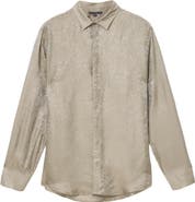 John Varvatos Vito Paisley Jacquard Button-Up Shirt