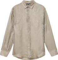 John Varvatos Vito Paisley Jacquard Button-Up Shirt