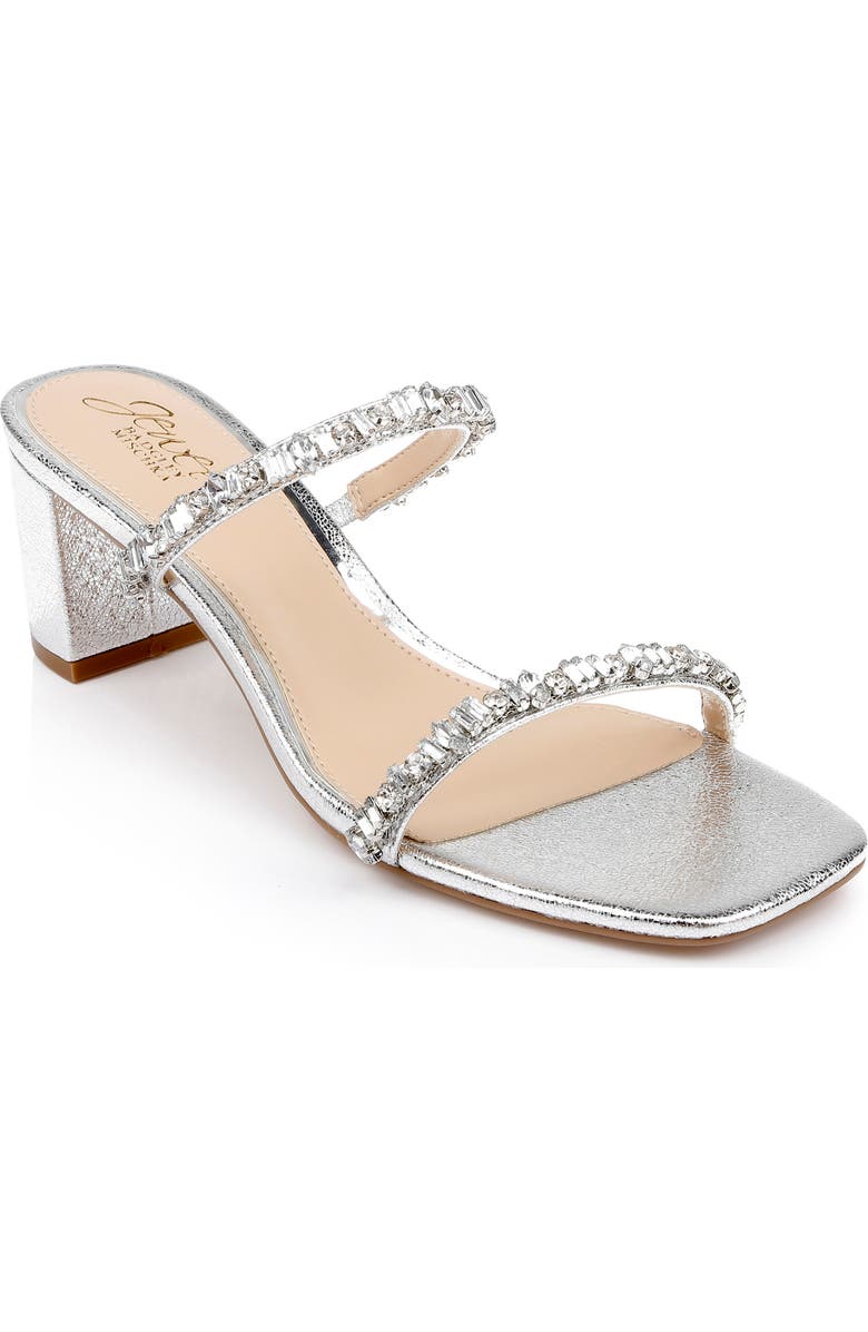 Jewel Badgley Mischka Alessia Slide Sandal, Main, color,