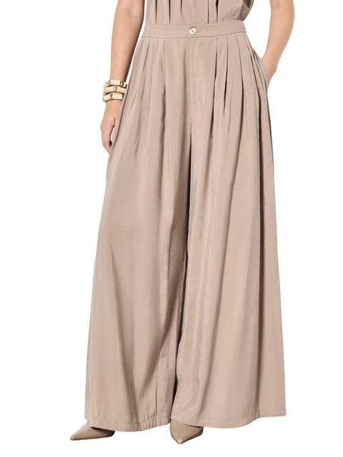 Pleat Detail Super Wide Trouser
