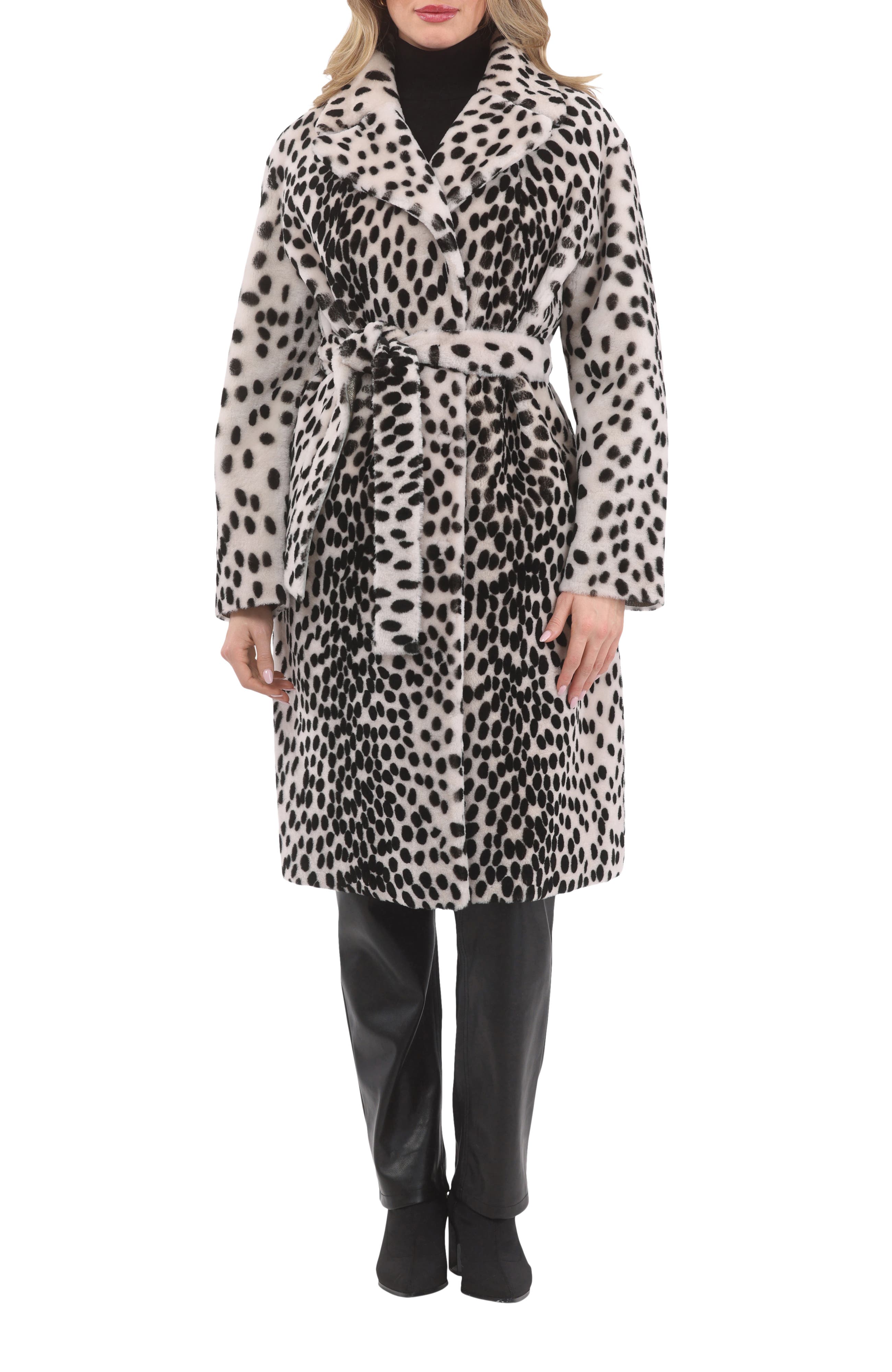 Genuine Shearling Short Coat, Reversible