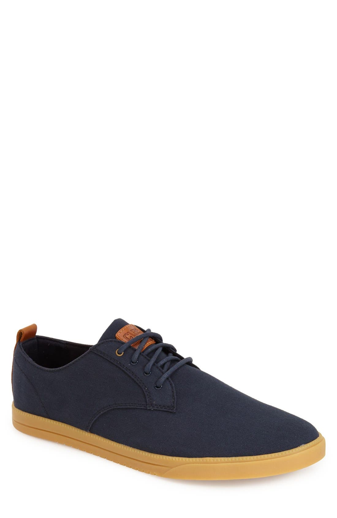CLAE Ellington Sneaker, Main, color, Deep Navy Canvas