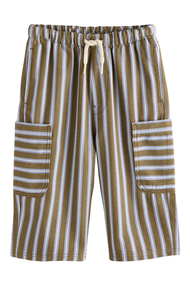 Kids' Stripe Drawstring Pants, Main, color, GREEN