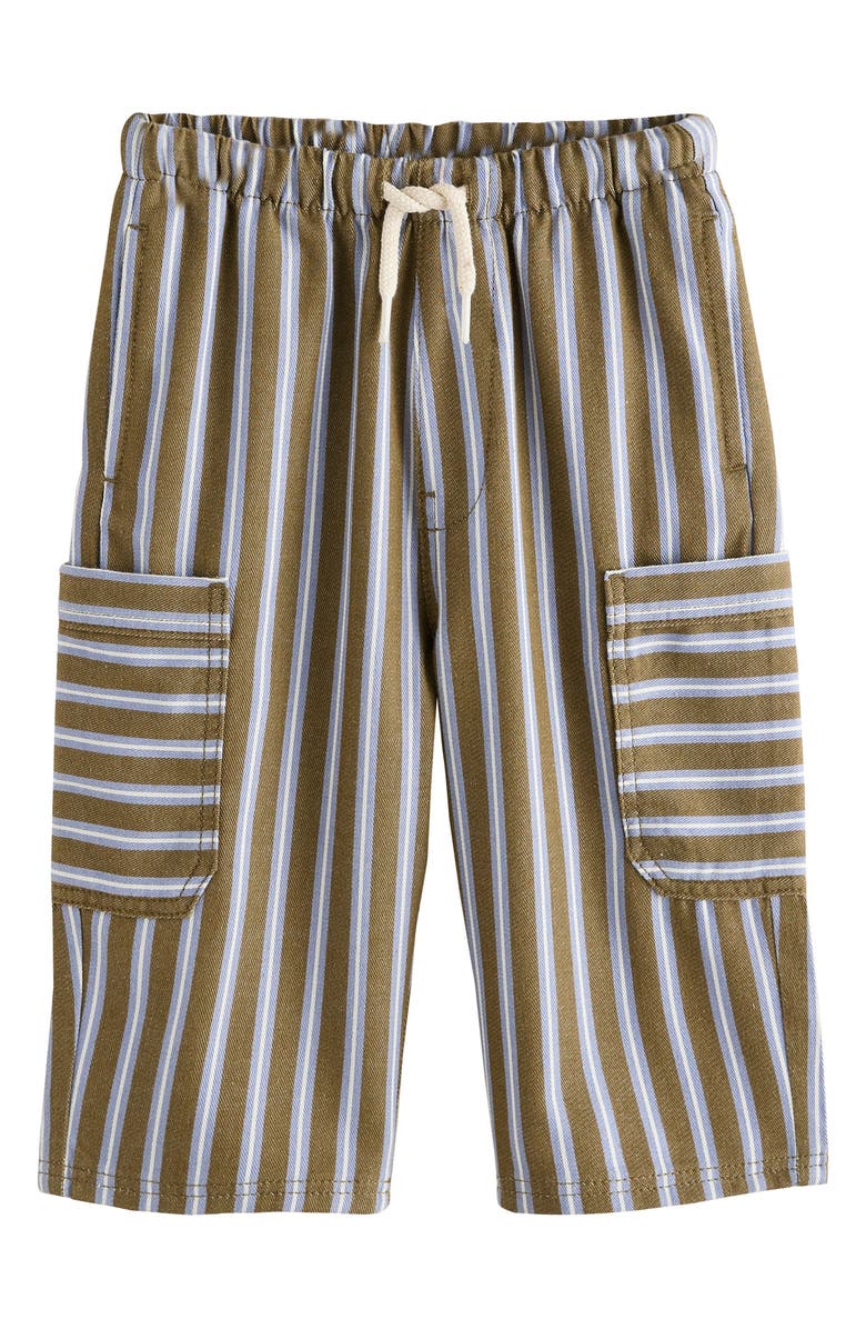 NEXT Kids' Stripe Drawstring Pants, Main, color, Green