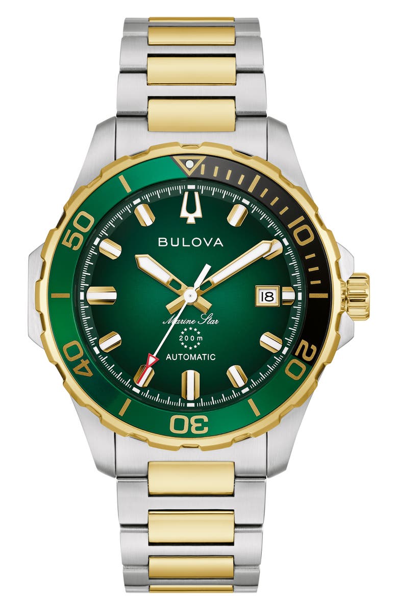 BULOVA Marine Star Series B Bracelet Watch, 41mm, Main, color, 