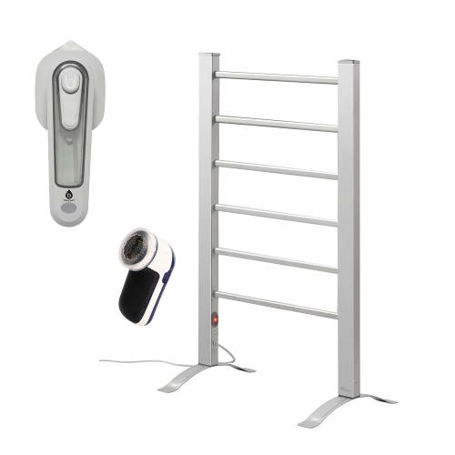 PURSONIC Ultimate Laundry & Fabric Care Bundle Mini Iron, Fabric Shaver & Electric Towel Warmer in White at Nordstrom