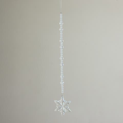 K5 Crystal Beaded Drop Ornament