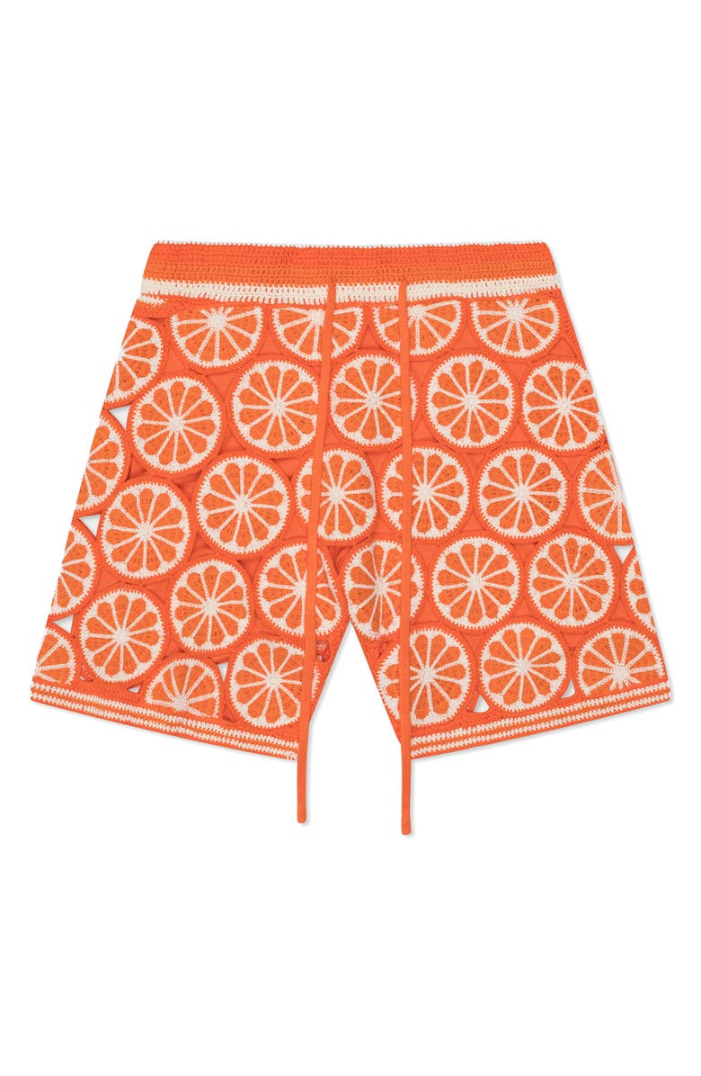 MAVRANS Orange Organic Cotton Shorts, Alternate, color,