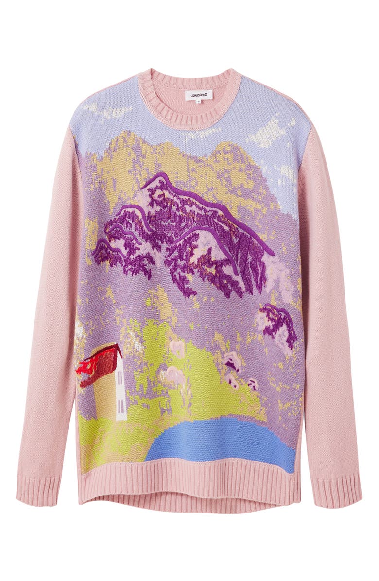 Desigual M. Christian Lacroix Landscape Sweater, Alternate, color, 