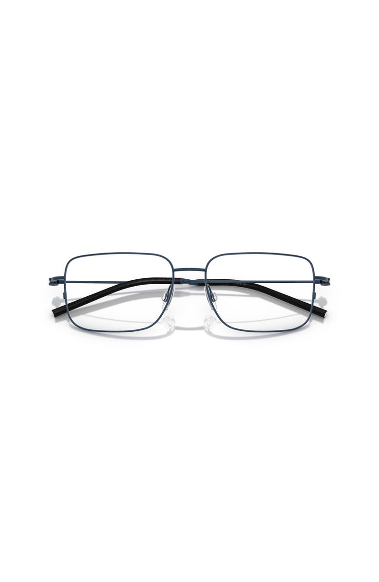 Moncler 54mm Irregular optical glasses, Alternate, color, Blue