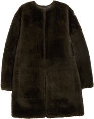 Vince Reversible Genuine Shearling Coat
