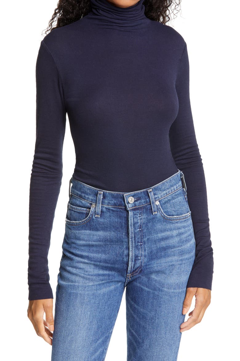 Turtleneck Pullover, Main, color, NAVY NIGHT