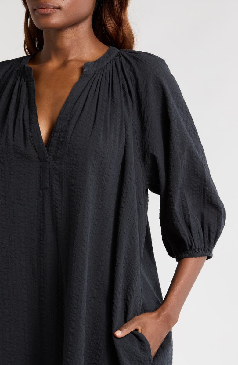 Nordstrom Cotton Seersucker Nightgown, Alternate, color, 