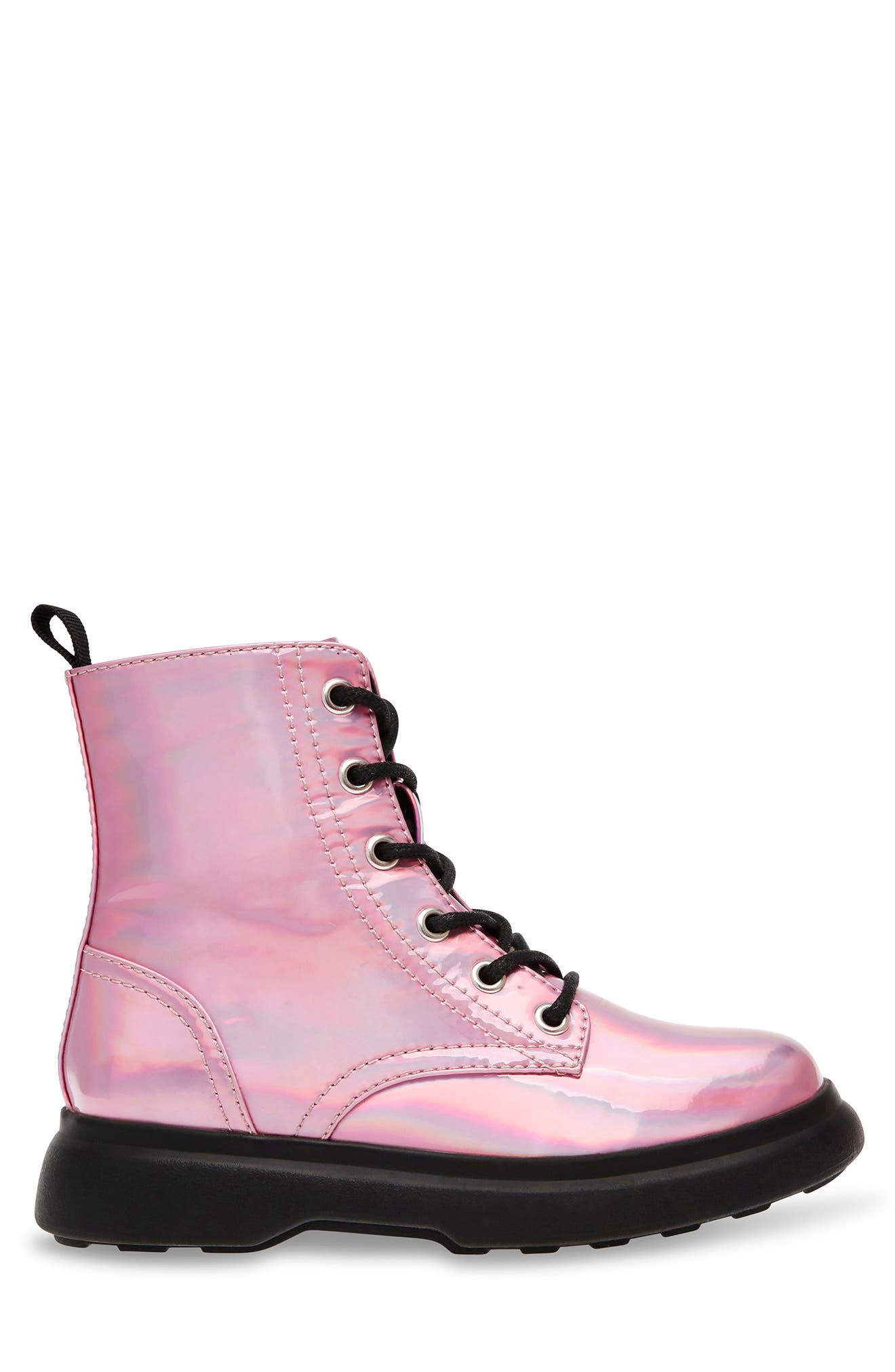 Kids' Colada Combat Boot, Alternate, color, PINK