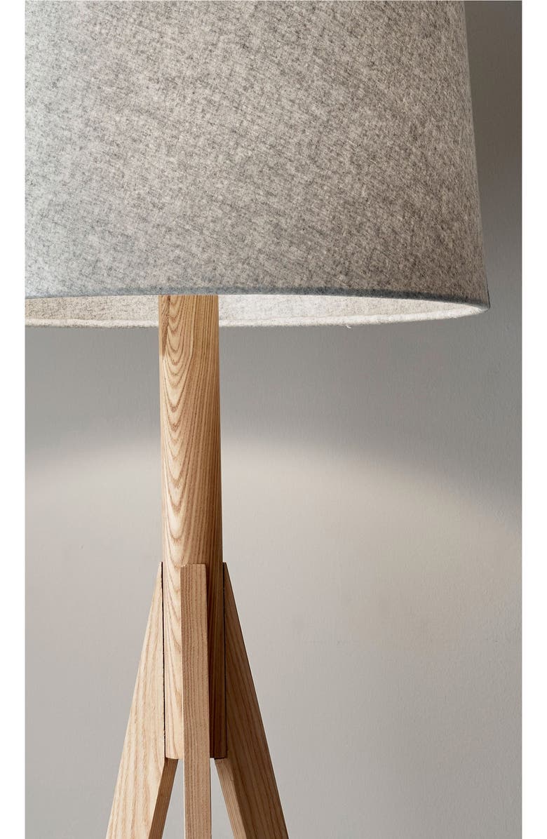 ADESSO LIGHTING Eden Floor Lamp, Alternate, color, Natural Ash