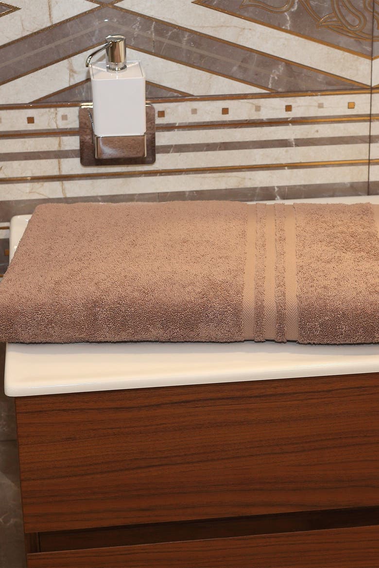 Denzi Bath Sheet - Latte, Alternate, color, LATTE