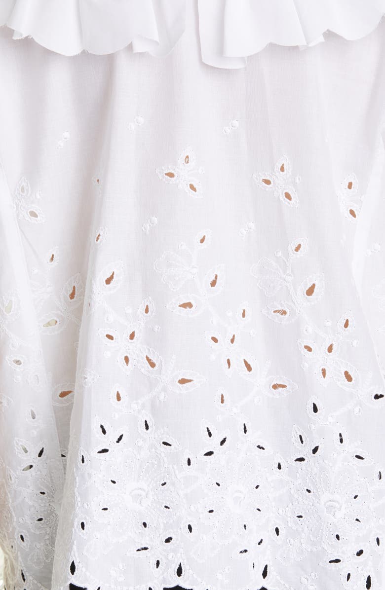 Tao Comme des Garçons Tricot Comme des Garçons Ruffle Cotton Top, Alternate, color, 