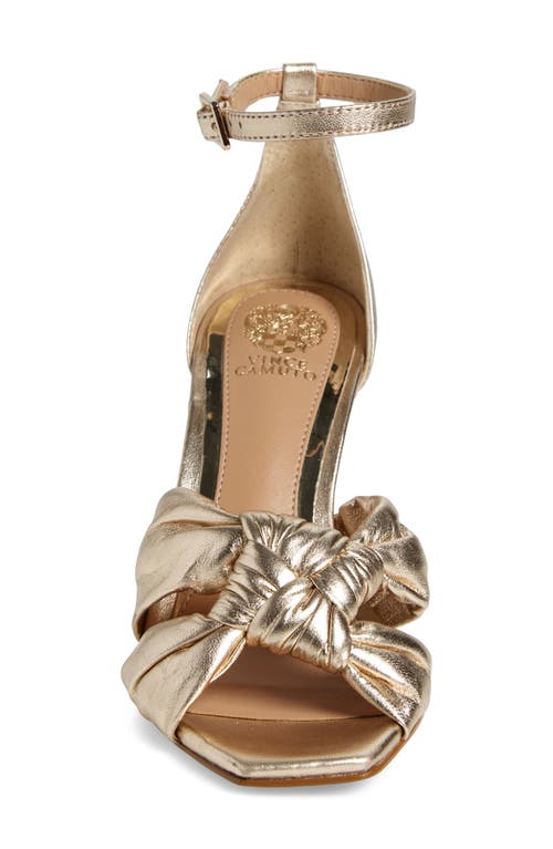 Vince Camuto Liyba Ankle Strap Sandal In Gold