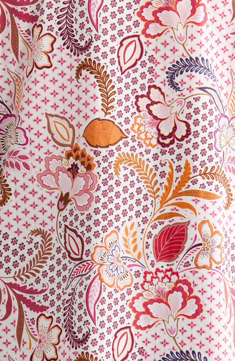 SUGARLIPS Hendry Floral Ima Button-Up Shirt, Alternate, color, Cream-Mult