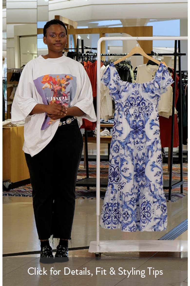 Off the Shoulder Tiered Maxi Dress video
