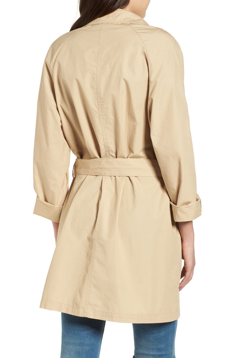 BP. Double Breasted Belted Trench Coat, Alternate, color,