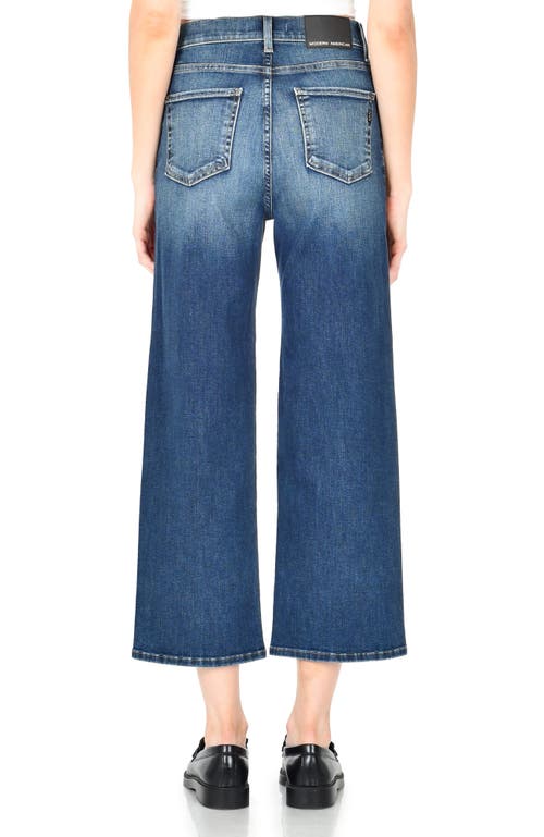 Modern American Savannah High Wide Crop Jeans In Blue