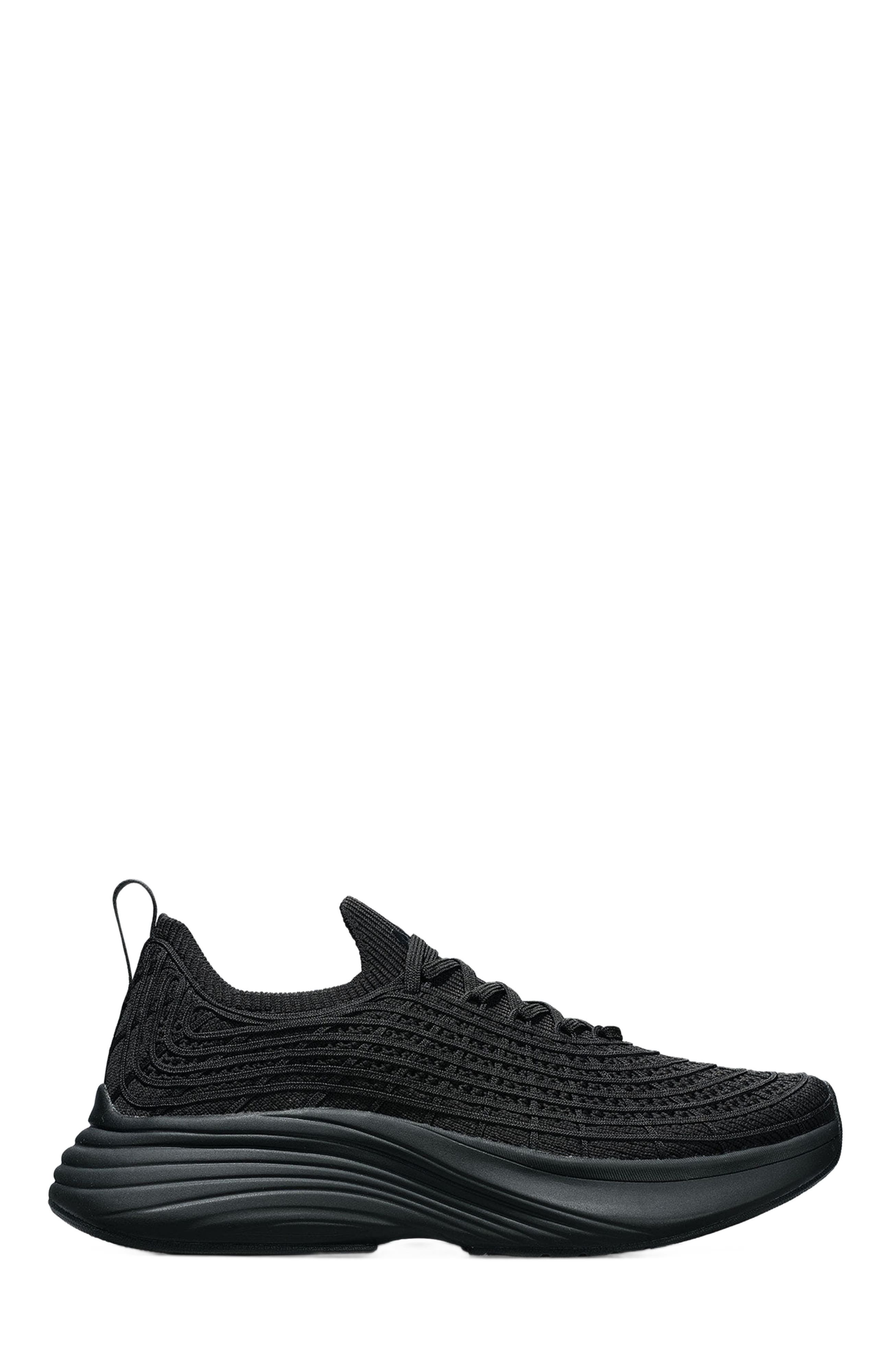 Women's TechLoom Zipline Sneakers, Main, color, Black / Black / Black