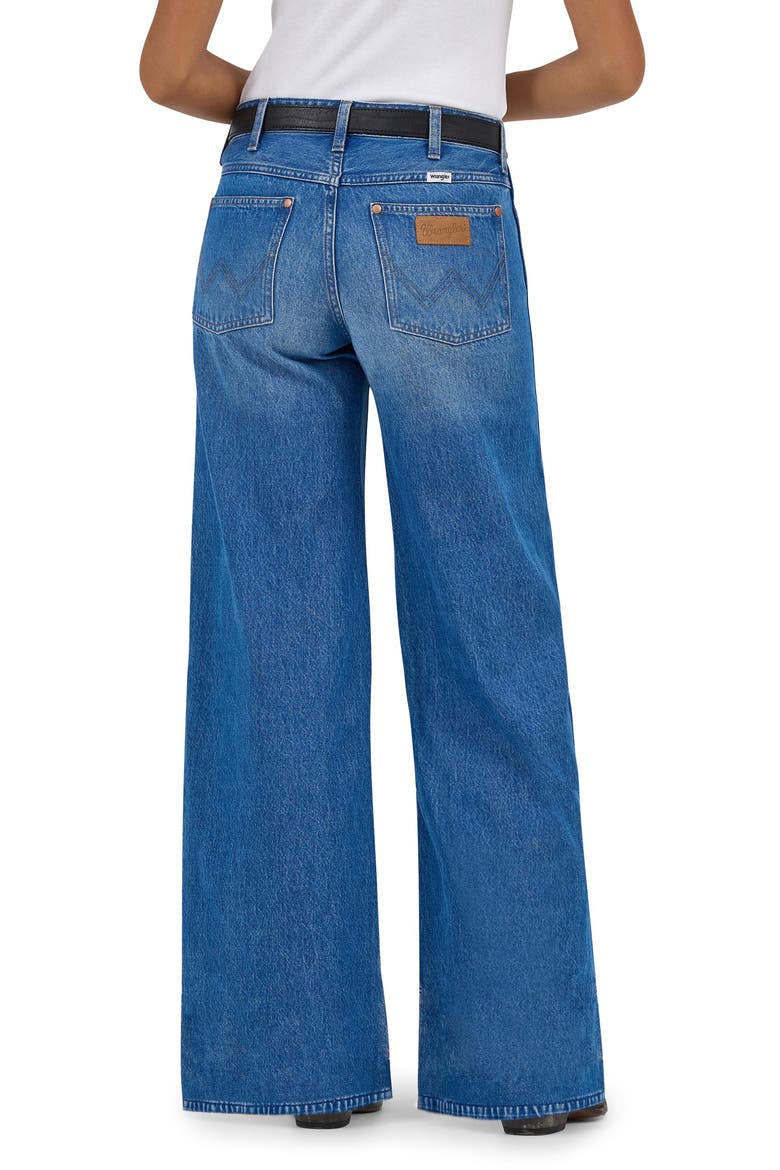 World Wide High Waist Wide Leg Jeans, Alternate, color, RANCH HOUSEDOWN
