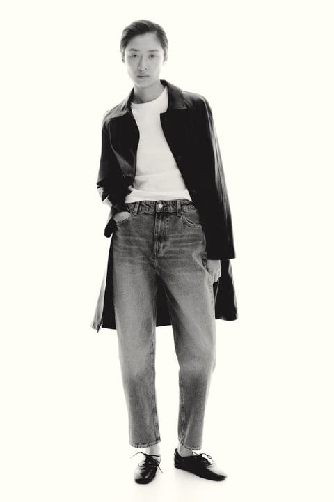 Mom Slim-fit High-waist Ankle Jeans