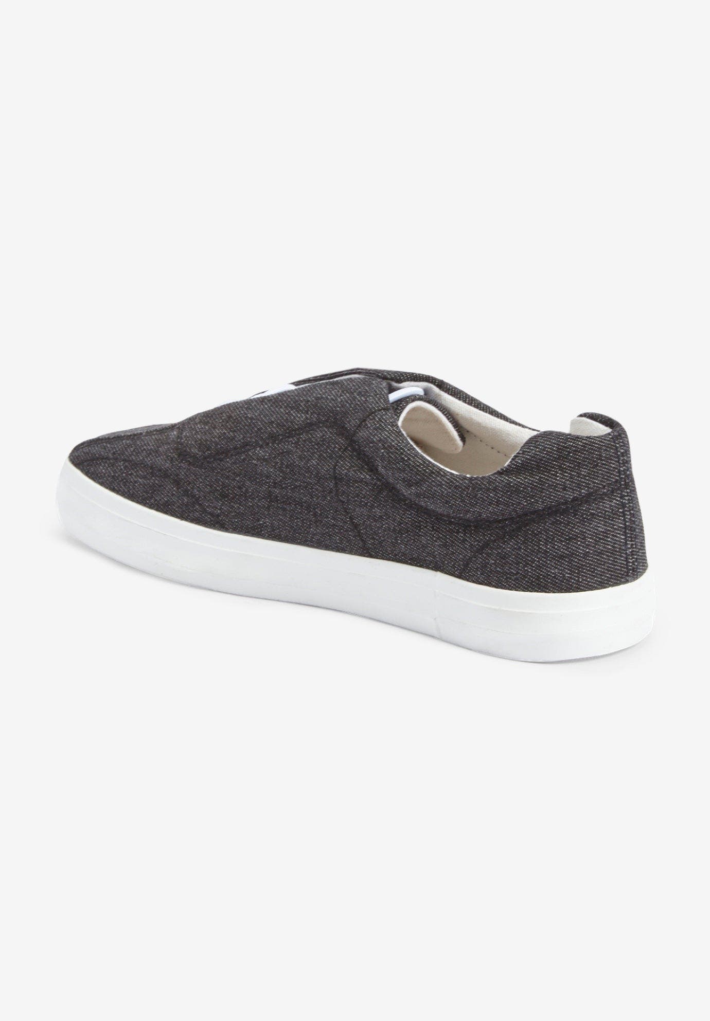 Comfortview The Bungee Slip On Sneaker, Alternate, color, Black