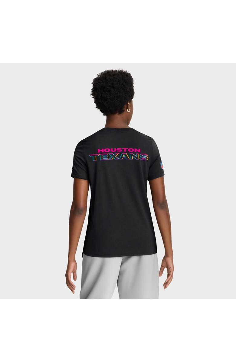 Nike Women's Nike Black Houston Texans 2025 NFL Crucial Catch Tri-Blend Dri-FIT T-Shirt, Alternate, color, Black