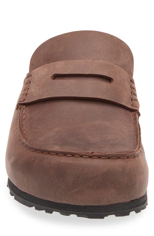 Birkenstock Naples Loafer Clog In Brown