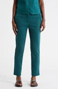 Eileen Fisher High Waist Ponte Ankle Pants
