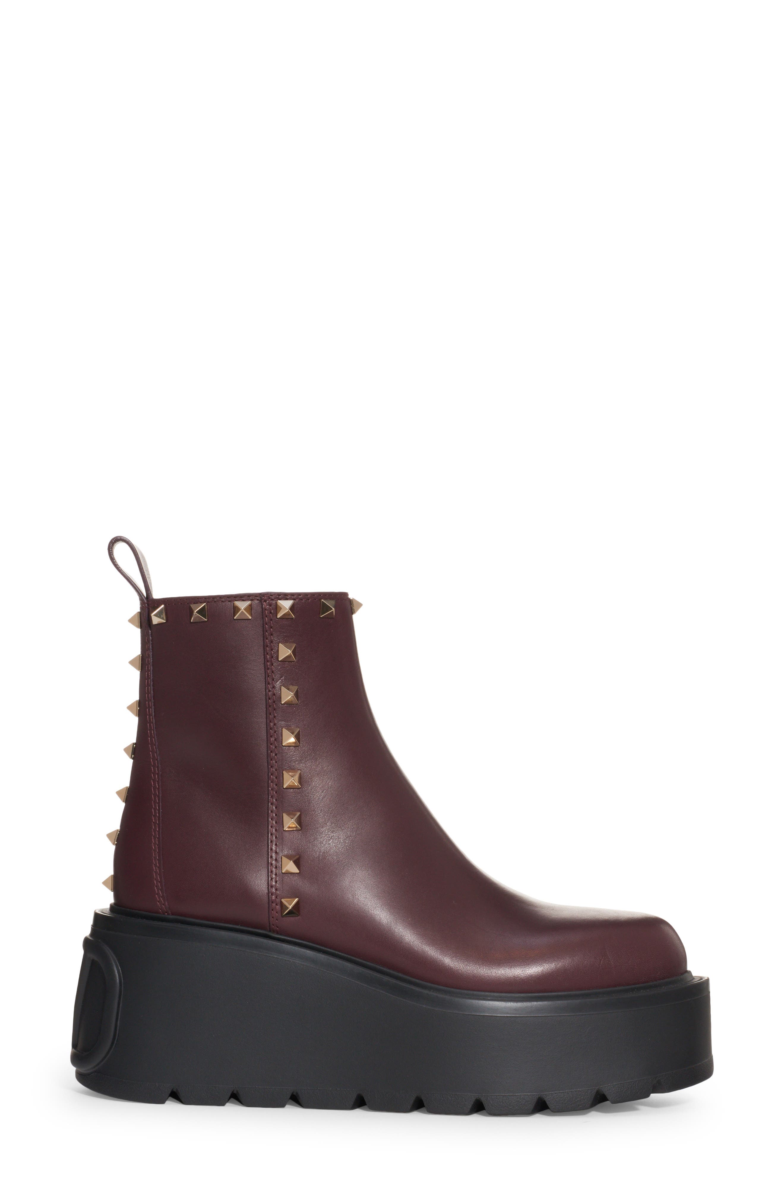 Uniqueform VLOGO Platform Cheslea Boot, Alternate, color, RUBIN