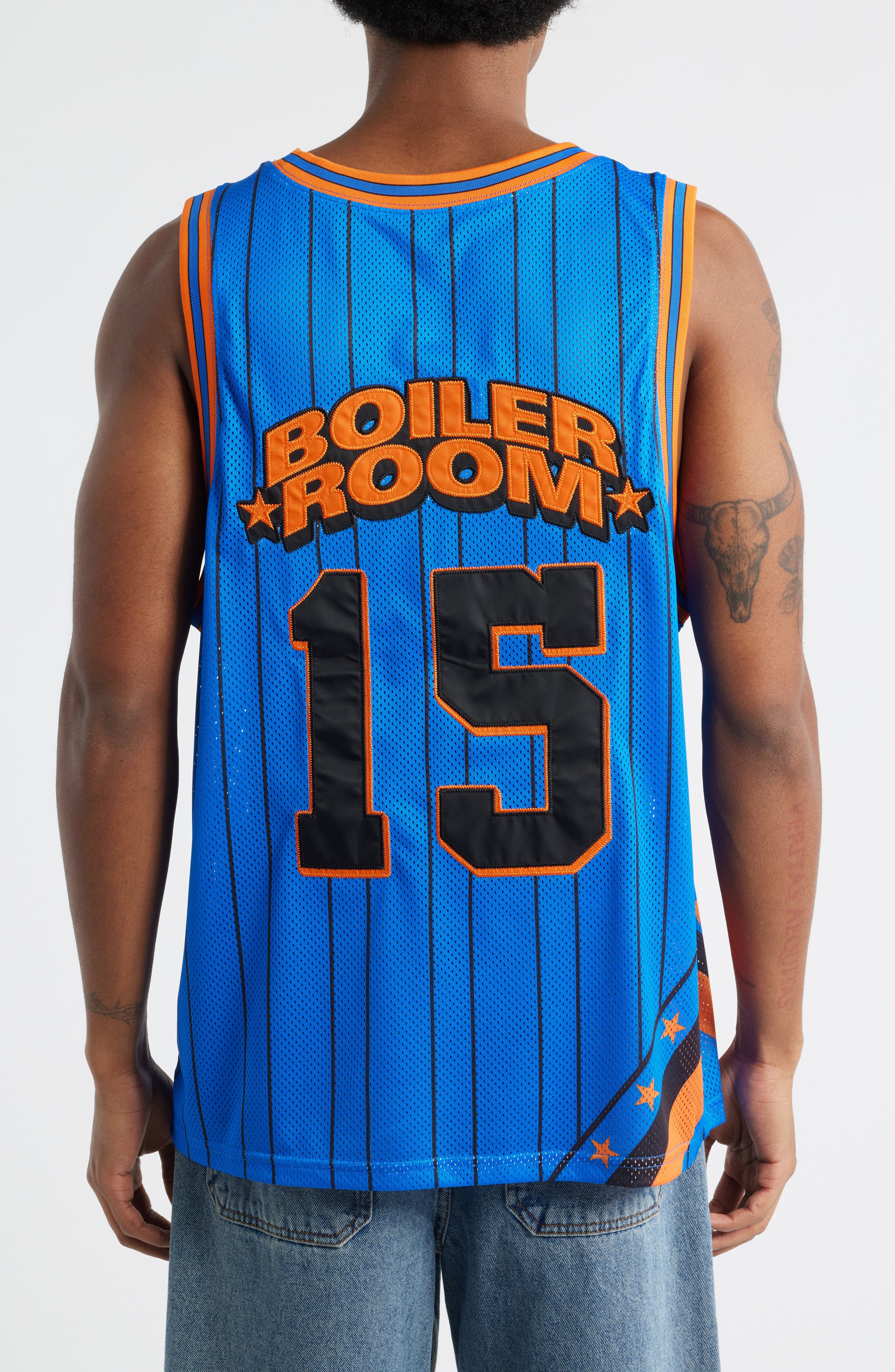 Graphic Mesh Basketball Jersey - image 2