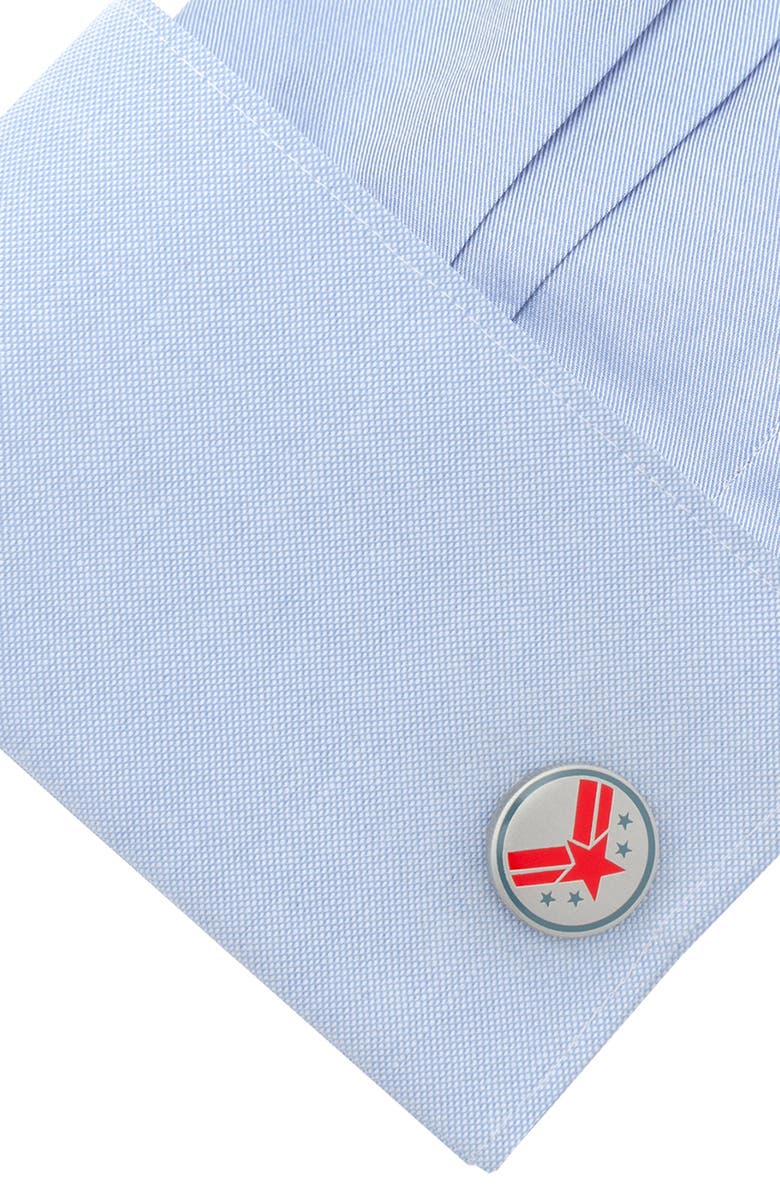 Cufflinks, Inc. War Machine Cuff Links, Alternate, color, Red