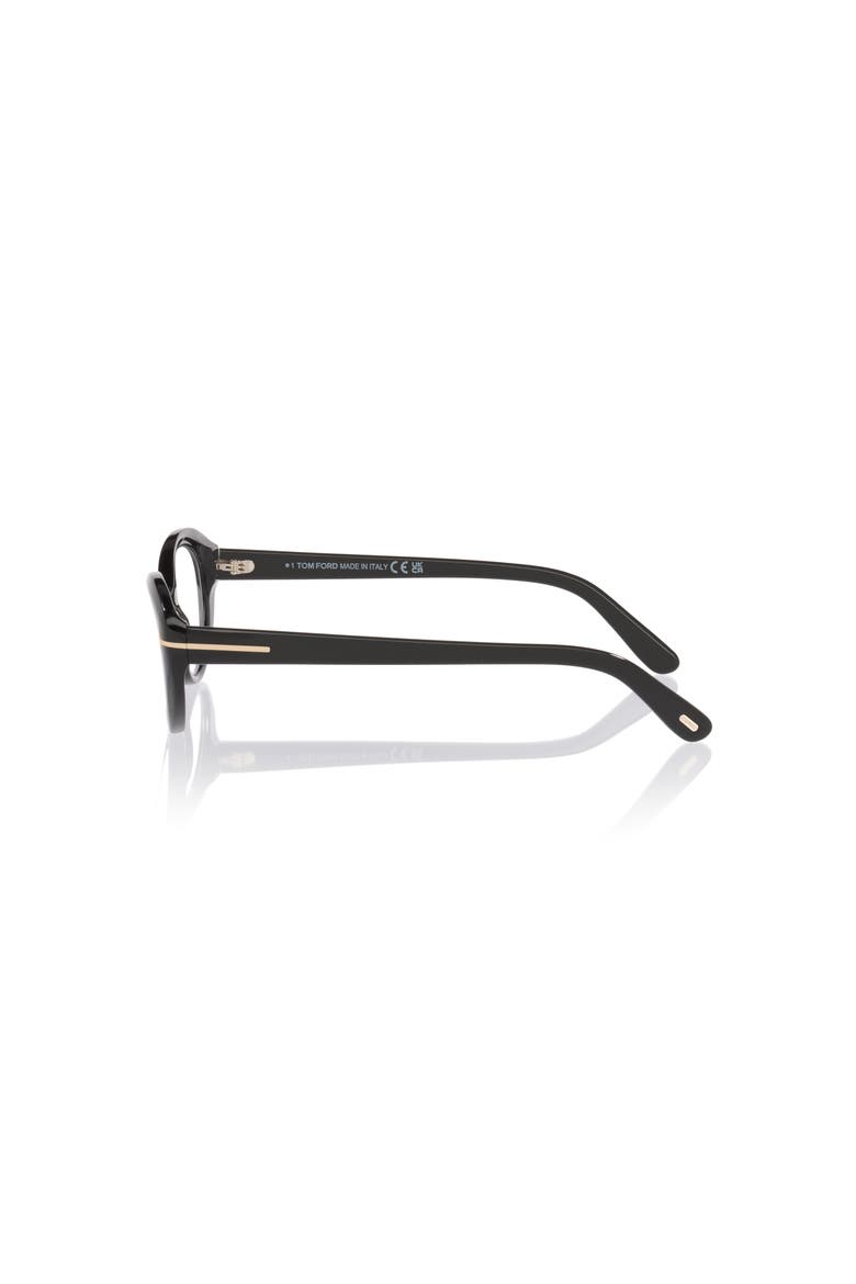 50mm Oval optical glasses, Alternate, color, Black