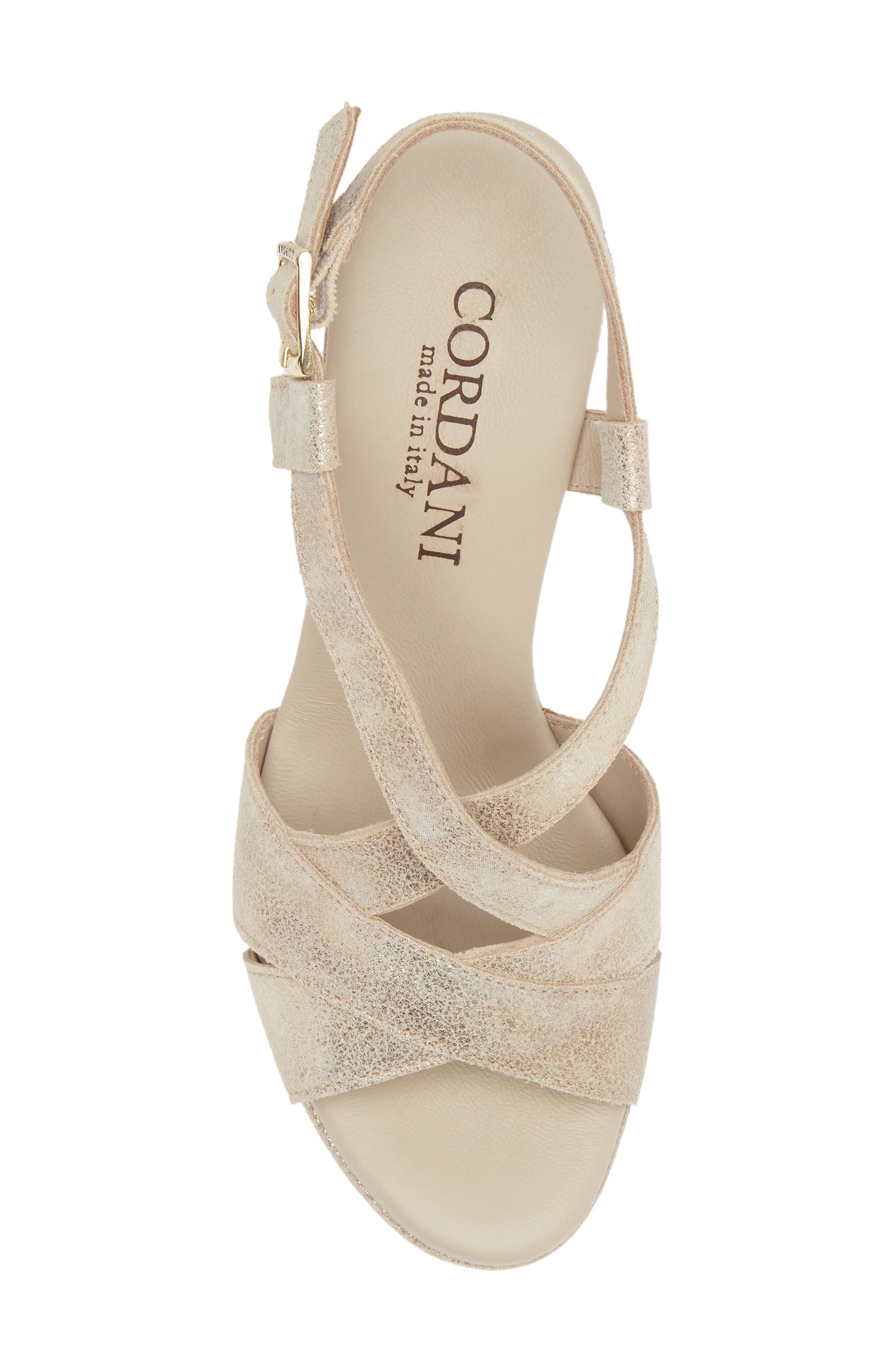 Tahlia Strappy Platform Sandal, Alternate, color, DUSTY GOLD