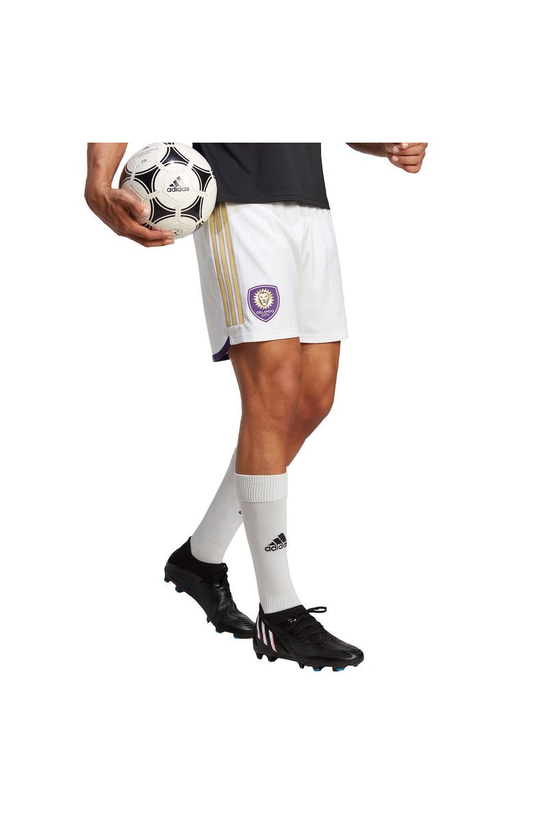 adidas Men's adidas White Orlando City SC 2023 Away AEROREADY Authentic Shorts, Alternate, color, White