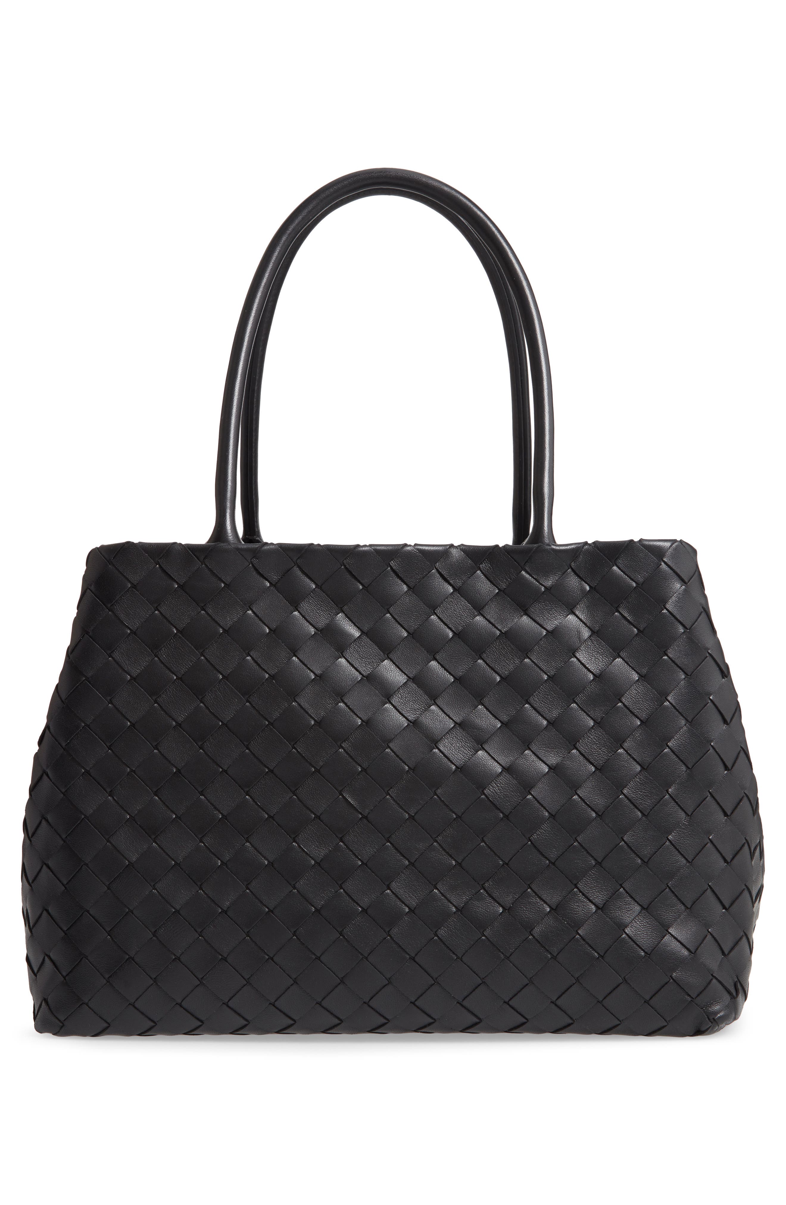 Bottega Veneta Intrecciato Double Handle Leather Tote, Alternate, color, 