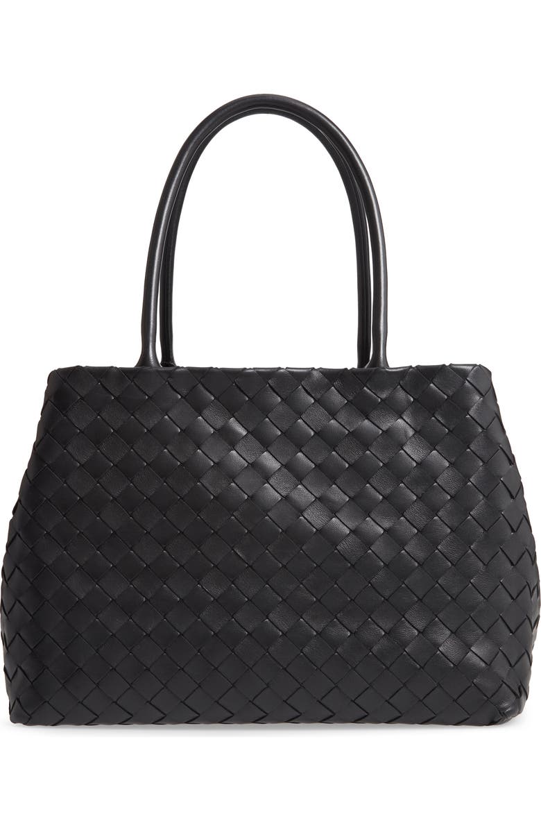 Bottega Veneta Intrecciato Double Handle Leather Tote, Alternate, color,