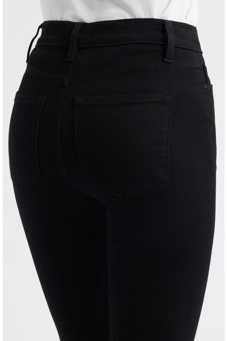 Le High Skinny Jeans, Alternate, color, BLACK
