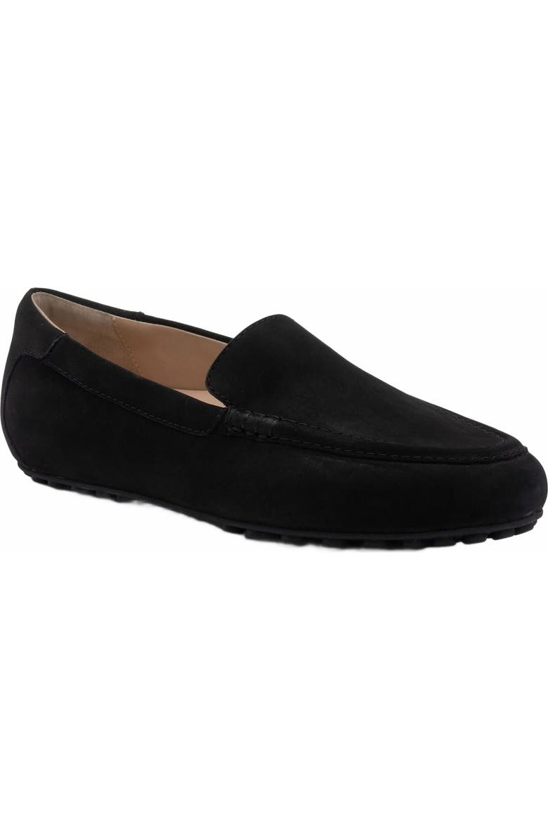 ABEO Harbor Loafer, Main, color, Black Nubuck - Regular