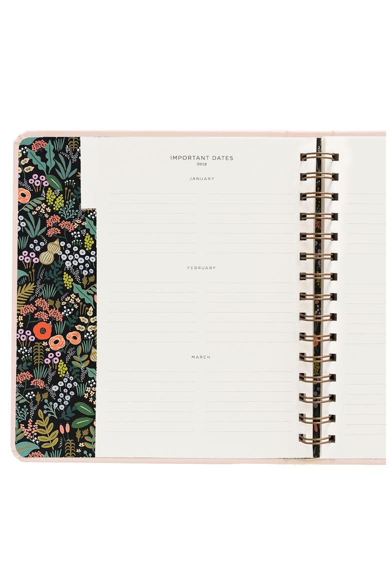 2019 Bouquet 17-Month Planner, Alternate, color, PINK